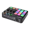 Mezclador de audio y tarjeta de sonido USB OneOdio Solocaster – interfaz de sobremesa compacta para streaming y grabación