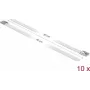 Brida DeLOCK 18824 acero inoxidable blanco 500 mm 10 uds.