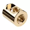 EK Water Blocks EK-Quantum Torque divisor en T 3x G1/4 hembra, dorado