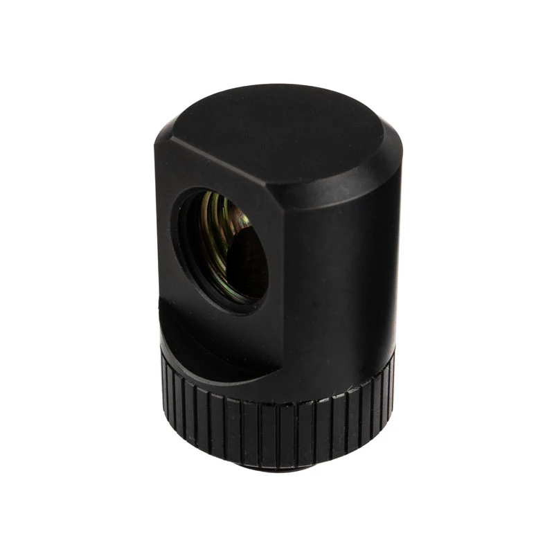 EK Water Blocks EK-Torque adaptador giratorio de 90° G1/4 macho a G1/4 hembra, negro