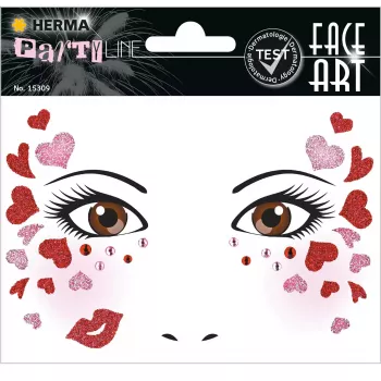 Pegatina decorativa HERMA 15309 rosa rojo 1 unidad