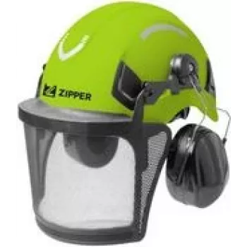 Protección para la cabeza Zipper ZI-FHPROFI Negro Verde claro Unisex 53-64 cm