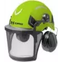 Protección para la cabeza Zipper ZI-FHPROFI Negro Verde claro Unisex 53-64 cm