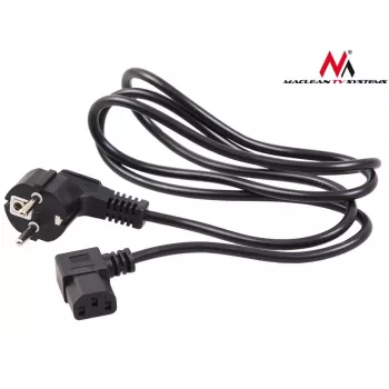 Cable de alimentación con conector de 3 clavijas en ángulo 3M MCTV EU-803