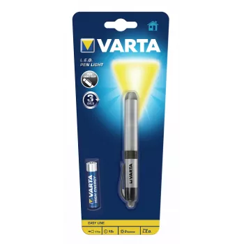 Varta -LEDPL - luz intermitente de pin - plata - aluminio - LED - 1 lámpara - 3 lm