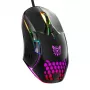 Ratón Onikuma CW902 RGB negro ON-CW902/BK USB