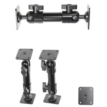 Set de soporte Brodit 202010 Negro Aluminio Plástico