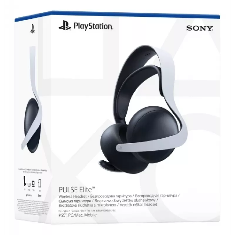 Sony PULSE Elite auriculares con cable e inalámbricos diadema gaming Bluetooth base de carga negro, blanco