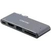 Hub CANYON DS-5 5 en 1 Thunderbolt 3 4K gris espacial