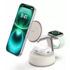 Cargador USB inalámbrico Belkin Qi2 WIZ040KQSD — 25 W, alimentación USB, cable de 1,5 m, blanco, para smartphone smartwatch auriculares monitor de actividad