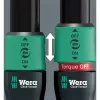 Wera Click-Torque Lock C3 05075692001 llave dinamométrica con carraca reversible, 1/2 pulgada, 40–200 Nm, negro/verde
