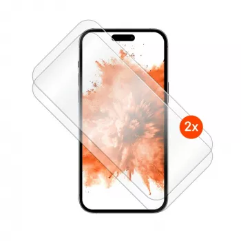Protector de pantalla de cristal templado FIXED para Apple iPhone 17 Pro — 2 uds., borde redondeado 2,5D