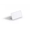 Durable 8055-19 Soporte para tarjeta de nombre de mesa, forma de L, 52 x 100 mm, acrílico, transparente, pack de 10