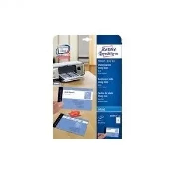 Tarjetas de visita Avery Zweckform C32028-25 — 85 × 54 mm, 200 unidades por paquete