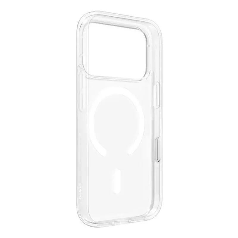 BELKIN FUNDA PROTECTORA MAGNÉTICA PARA IPHONE 17 PRO TRANSPARENTE