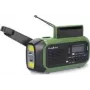 Nedis RDDBCR2000GN radio de emergencia DAB+, FM, FM radio de emergencia, DAB+, FM verde, negro (RDDBCR2000GN)