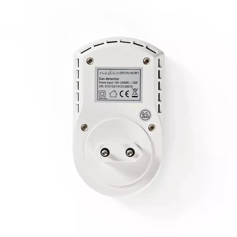Nedis DTCTG10CWT Detector de gas LPG, gas natural