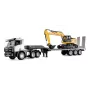 Set Amewi 2 en 1 de camión grúa y excavadora G836E/G041E 1:24 RTR