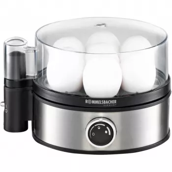 ROMMELSBACHER ER 400 - Hervidor de huevos - 400 W - Acero inoxidable/Negro