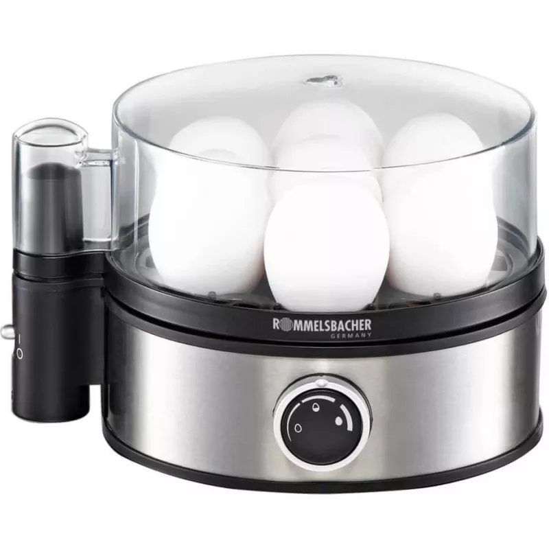 ROMMELSBACHER ER 400 - Hervidor de huevos - 400 W - Acero inoxidable/Negro
