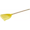 Rastrillo para hojas Lena modelo 05476 con mango de madera, rastrillo de jardín ligero para hojas