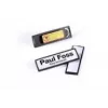Durable CLIP-CARD - Placa de identificación - para 17 x 67 mm - imán - negro (pack de 25)