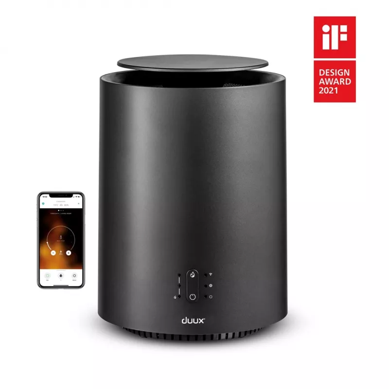 Ventilador y calefacción eléctrica para interiores Duux Threesixty 2 Gris 1800 W
