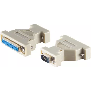 Adaptador Sub-D ShiverPeaks 9 polos a 25 polos (Modelo 78421) adaptador de cable para conectividad serie