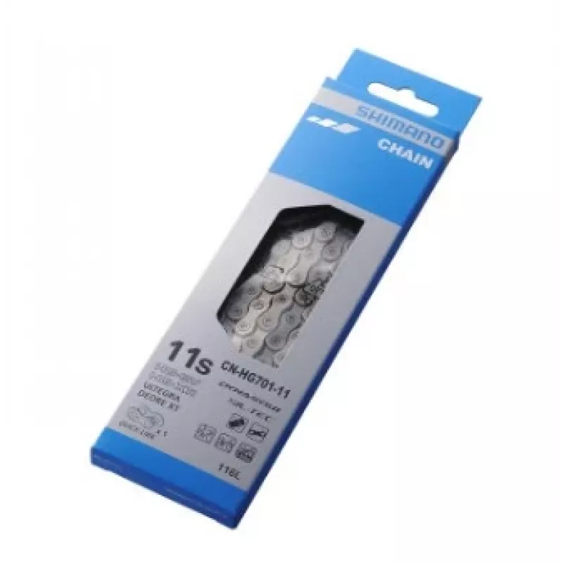 Cadena de bicicleta Shimano CN-HG701-11 negro 257g