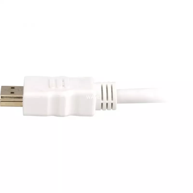 Cable HDMI High Speed con Ethernet blanco, 2 metros