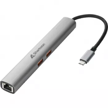 Sharkoon OfficePal Adaptador combo USB-C