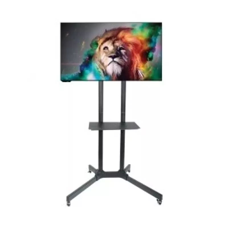 ART STO S-08A Carro de TV móvil con soporte para pantallas de 30-65 pulgadas, máx. 60 kg