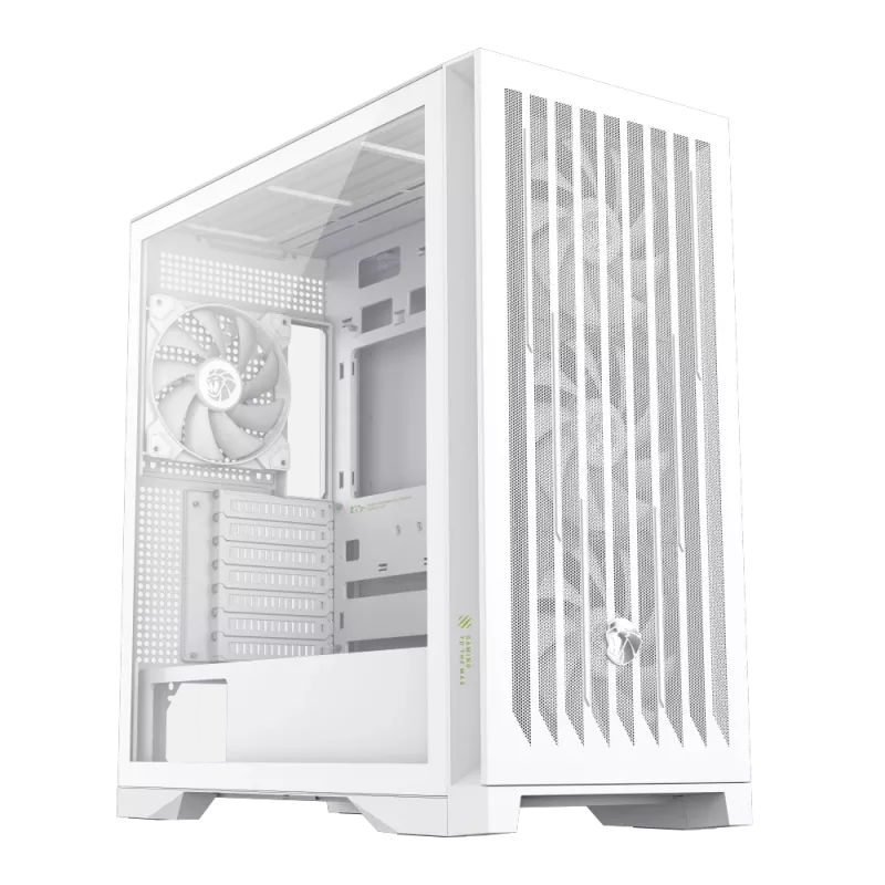 Caja Gamemax | LEADER 2 WH | blanca | E-ATX | fuente de alimentación no incluida