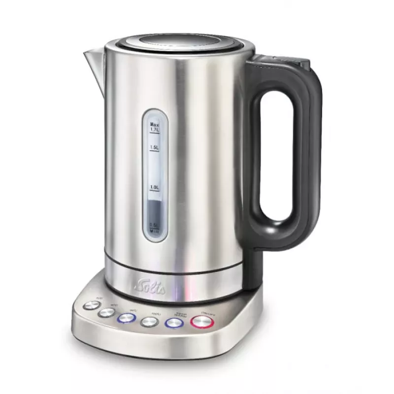 Hervidor de agua eléctrico Solis 1,7 L 2200 W acero inoxidable