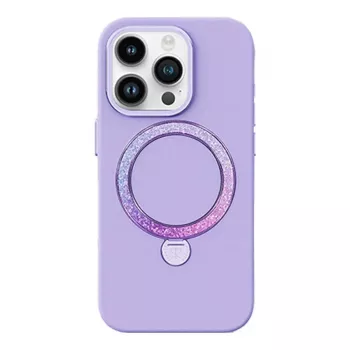 Funda protectora Joyroom PN-14L4 Dancing Circle para iPhone 14 Pro Max, morado, ajuste fino