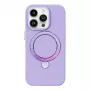 Funda protectora Joyroom PN-14L4 Dancing Circle para iPhone 14 Pro Max, morado, ajuste fino