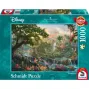 Schmidt Spiele 59473 Thomas Kinkade: Disney El libro de la selva puzzle, 1000 piezas, 69,3 x 49,3 cm