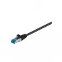 Cable de parcheo Goobay CAT 6A 0,25 m negro