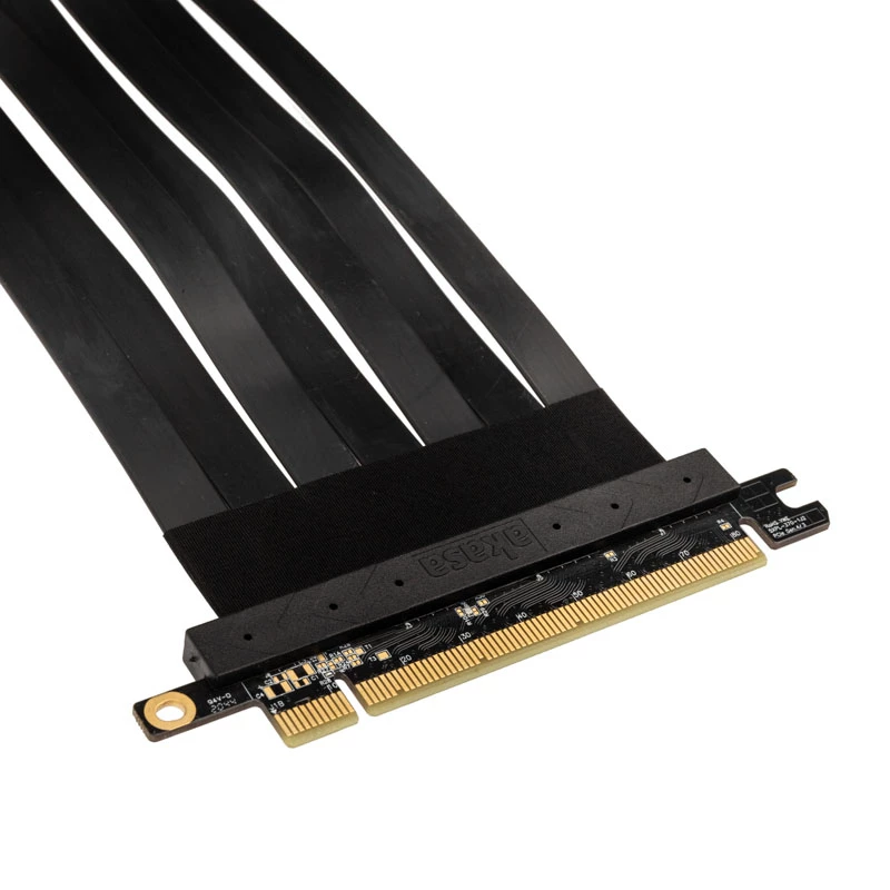 Akasa Riser Black X2 Mark IV Premium cable riser PCIe 4.0 x16, 20 cm, AK-CBPE03-20B