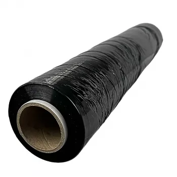 Film estirable BESTPAK 23 µm negro, ancho de rollo 1,5 m, núcleo 1,2