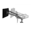 Ergotron LX Pro - kit de montaje (brazo doble) - modular - para 2 pantallas LCD - en paralelo - aluminio - gris oscuro - tamaño de pantalla: hasta 68,6 cm (hasta 27 inch) (45-686-293)