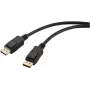 Renkforce Cable de conexión DisplayPort conector DisplayPort macho, conector DisplayPort macho 2,00 m Negro RF-5771516 funda de PVC Cable DisplayPort (RF-5771516)