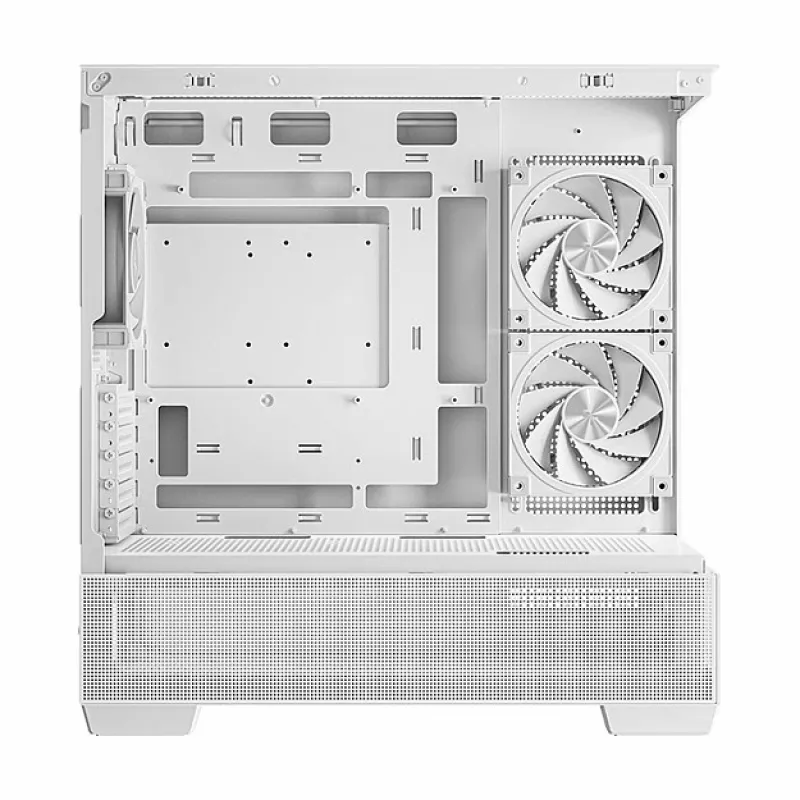 Caja semitorre PC DeepCool CG380 3F WH — Blanca, 235×437×451 mm, compatible con 2,5