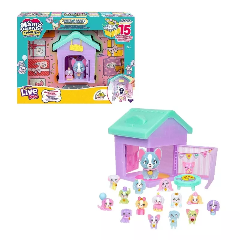 Set de figuras Little Live Pets - Families Moms House Party