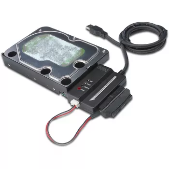 DIGITUS DA-70325 - Controladora de almacenamiento - 6,4 cm, 8,9 cm (2.5, 3.5) - ATA / SATA 3Gb/s - 300MBps - USB3.0 (DA-70325)