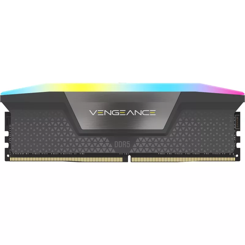 DIMM 64 GB DDR5-6000 (4x 16 GB) Quad-Kit, Memoria RAM negra, CMH64GX5M4B6000C36, Vengeance RGB, INTEL XMP