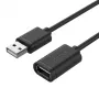 UNITEK Y-C450GBK cable USB 2 m USB 2.0 USB-A negro