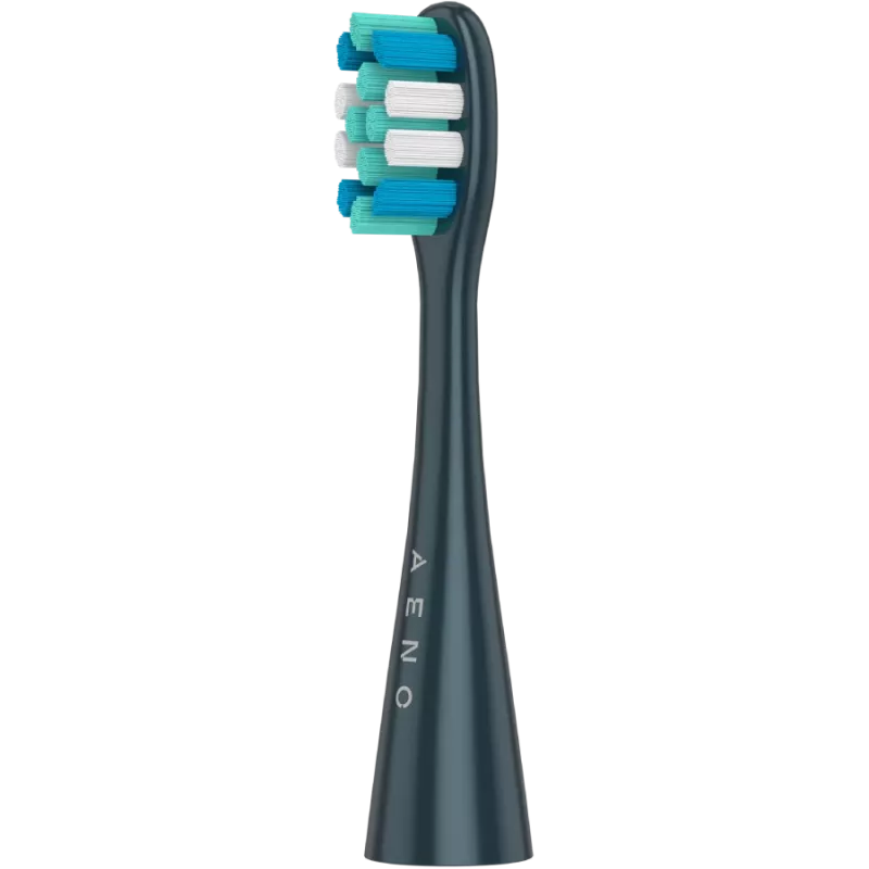 Cepillo de dientes eléctrico, Azul marino, 3 cabezales de cepillo, 1400mAh, función: suave, limpieza, masaje, blanco, frotado
