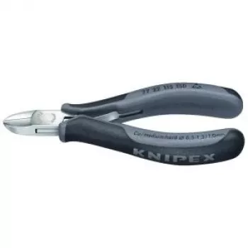 Cortaalambres electrónico Knipex L.115 mm forma 2 bisel sin pulido espejo.
