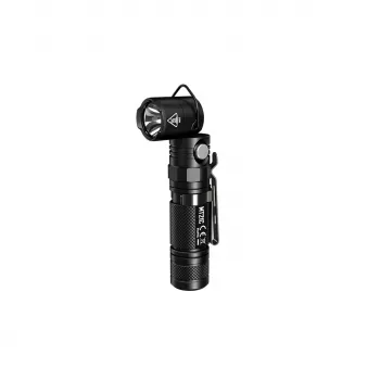 Linterna de mano Nitecore MT21C, 1000 lm, 131 mm, 103,5 g, acepta 18650 o CR123, negra